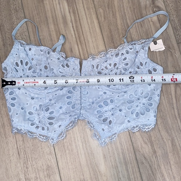NEW Anthropologie The Giselle Lace Bustier: Eyelet
Edition Purple Lavender M - Picture 6 of 8